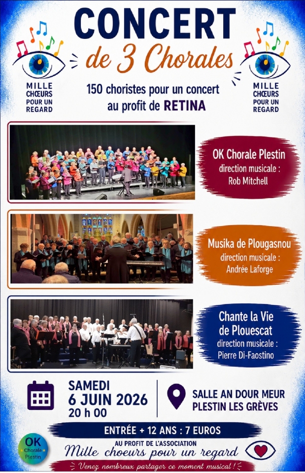 Concert de 3 chorales